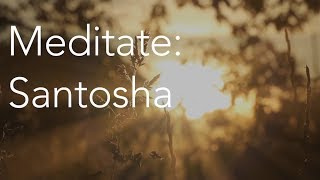 Daily Calm  10 Minute Mindfulness Meditation  Santosha [upl. by Eniawd]