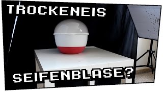 Nebelseifenblase durch Trockeneis  Heimexperimente 19 [upl. by Alleras]