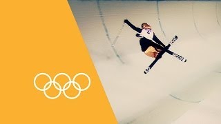 Olympic Games Debuts  Ski Halfpipe  90 Seconds Of The Olympics [upl. by Stelu]