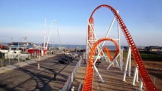 Thunderbolt front seat onride HD POV Luna Park Coney Island NYC [upl. by Isawk]