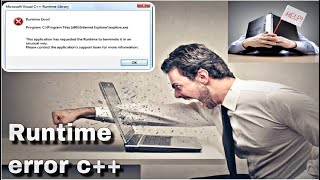 Runtime error c  microsoft visual c Library error [upl. by Boggers]