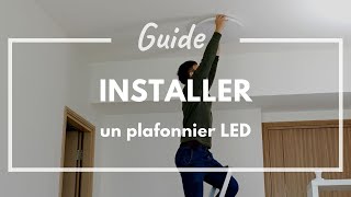 Comment installer un plafonnier led [upl. by Drofkcor467]