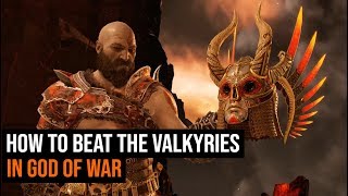 How To Beat All 9 Valkyries in God of War [upl. by Auqenet]