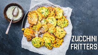 How To Make Italian Zucchini Fritters [upl. by Saiasi]