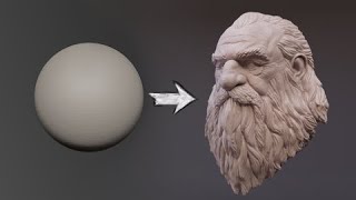 Dwarf Trophy  Zbrush Head Sculpt 36 [upl. by Zacharias]