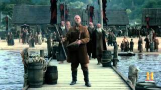 Vikings S04E06 Ragnar Leaving Kattegat Farewell Song [upl. by Ahsurej248]