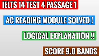 IELTS Cambridge 14 Test 4 Passage 1 AC Reading with logical explanation The Secret of staying young [upl. by Lavoie903]