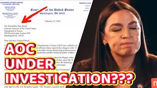 AOC TERRIFIED Begs DOJ to Reveal Investigation into Her Helping Migrants aoc newyork immigration [upl. by Ennazor]