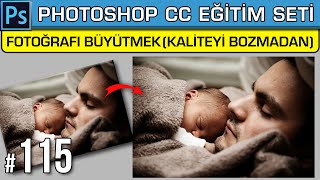 115 Fotoğraf Boyutu Büyütme KALİTELİ Çözünürlük Arttırma  Resim Küçültmek Değiştirmek Photoshop [upl. by Niveek]