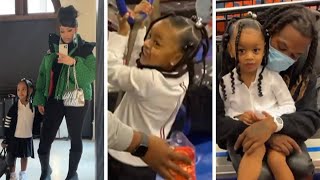 Cardi Bs Daughter Kulture Lives Her BEST LIFE at Trampoline Park [upl. by Ellekcir]