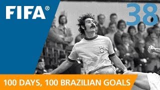 100 Great Brazilian Goals 38 Rivellino Germany 1974 [upl. by Neitsabes]