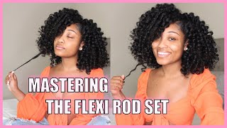 Mastering The Flexi Rod Set  Natural Hair Made Easy  OKae Kaela [upl. by Yleen]