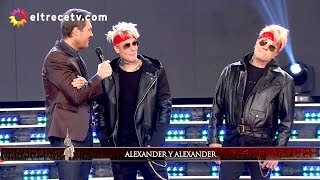 ¡Volvió Alexander Caniggia habló quotalemánquot y hasta rapeó con su doble [upl. by Berner]