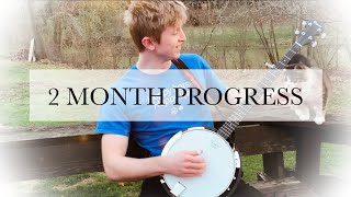 Beginner Banjo Progress 60 days AMAZING PROGRESS MUST WATCH 😱 [upl. by Loomis]