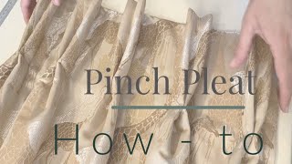 Pinch Pleat Interlined Curtains  How To  The Curtain Boutique [upl. by Nniuqal8]