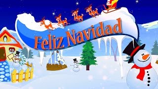 Feliz Navidad  Full Carol With Lyrics  Best Christmas Carols For Kids [upl. by Catto]