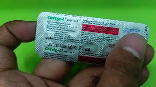 Levocetirizine Tablets IP 5mg Uses In Hindi  Cetcip L Tablet Uses In Hindi [upl. by Marietta]