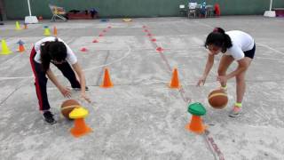 Educación Física Circuito Basquetbol 04 [upl. by Adaval569]