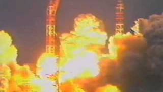 Soviet space shuttle Energia  Buran first and only launch [upl. by Rehtaef]