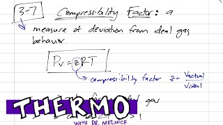 Thermodynamics  37 Ideal Gas Equation with compressibility factor [upl. by Daphie]