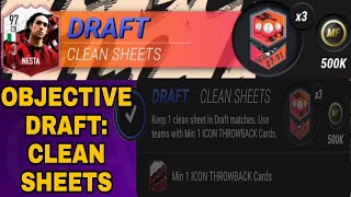 HOW TO EASY COMPLETE OBJECTIVE DRAFT CLEAN SHEETS IN MADFUT 22 [upl. by Egief]