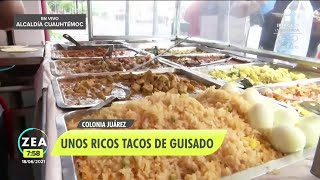 quotLa Especialquot tiene los mejores tacos de guisado de la colonia Juárez  Noticias con Francisco Zea [upl. by Aillij928]