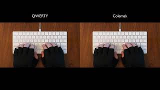 QWERTY vs Dvorak vs Colemak [upl. by Leihcim508]