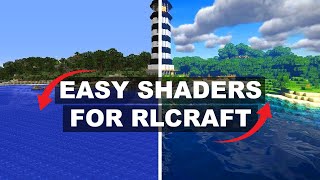 How to Download and Install SHADERS for RLCRAFT [upl. by Minne]