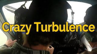 Crazy Turbulence After Take Off  Student Pilot  Full Audio [upl. by Olson]