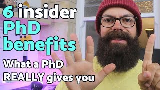 6 PhD benefits  What a PhD really gets you [upl. by Diarmuid]