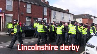 Lincolnshire derby Lincoln City  Grimsby Town [upl. by Edson109]