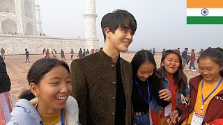 THIS WAS UNEXPECTED IN TAJ MAHAL  KOREAN DOST VLOG [upl. by Christine]