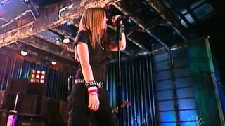 Avril Lavigne  Sk8er Boi  Live  Late Night with Carson Daly 101202 [upl. by Ettenaj711]