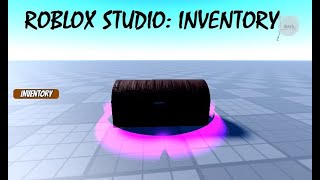 ROBLOX STUDIO How To Make Inventory System  Give Away [upl. by Pump458]