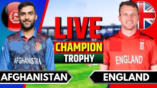 Afghanistan vs England Match 8  Live Cricket Match Today  AFG vs ENG Live Match Champions Trophy [upl. by Sisxela]