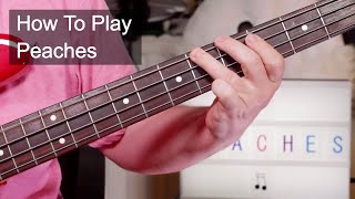 Peaches The Stranglers Guitar amp Bass Lesson [upl. by Nnylaehs]