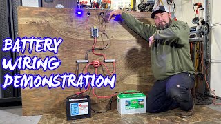 BASIC BOAT DUAL BATTERY WIRING  HOW TO [upl. by Phillie]