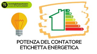 Potenza del contatore Etichetta energetica [upl. by Bernarr]