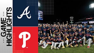 Braves vs Phillies Game Highlights 91323  MLB Highlights [upl. by Feeney]