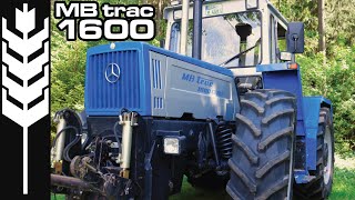 Wir nehmen Bernhards MB trac 1600 unter die Lupe  Agrarvideos Schwaben [upl. by Allerbag837]