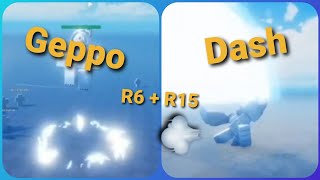 🗯Geppo and Dash💨 R6R15 roblox studio [upl. by Seigler]