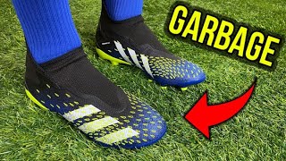 Nobody should ever buy these  Adidas Predator Freak3 Laceless  Review  On Feet [upl. by Sedaiuqlem]