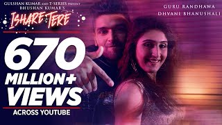 ISHARE TERE Song  Guru Randhawa Dhvani Bhanushali  DirectorGifty  Bhushan Kumar [upl. by Nylinnej]