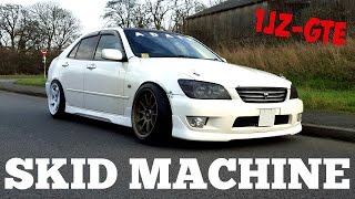 🐒 TOYOTA ALTEZZA 1JZGTE SKID MACHINE [upl. by Todhunter]