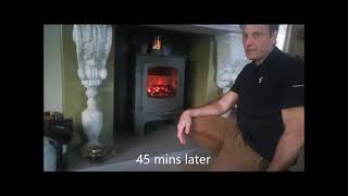 Charnwood Cove 2 Anthracite Burn Test [upl. by Ram174]