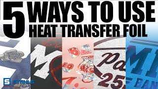 How to Use Heat Transfer Foil 5 Best Application Methods [upl. by Wyly]