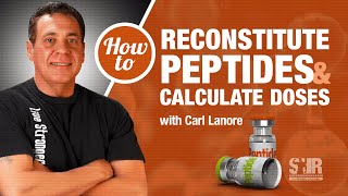 How to reconstitute peptides and calculate doses [upl. by Fronia]