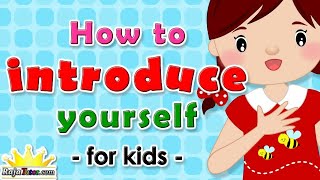 Belajar Bahasa Inggris Cara Memperkenalkan Diri How to introduce yourself for kids [upl. by Beaston]