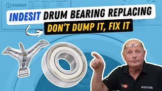 Indesit Washing Machine Bearings How to fit change amp replace [upl. by Htiel503]