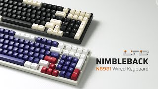 LTC NimbleBack NB981 96 Mechanical Keyboard Overview [upl. by Philemon]